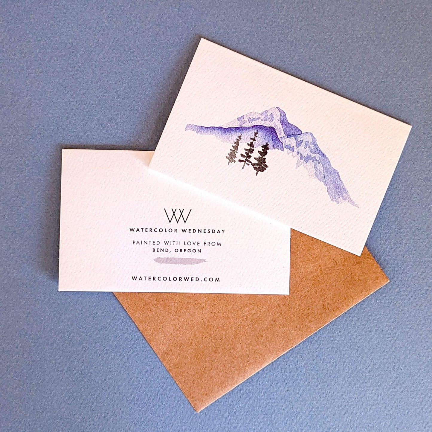 Minimalist Mountain Landscape | Mini Greeting Cards | Set of 6