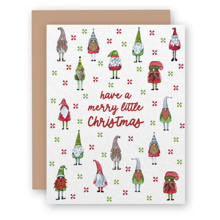 Merry Little Gnomes | Christmas Card
