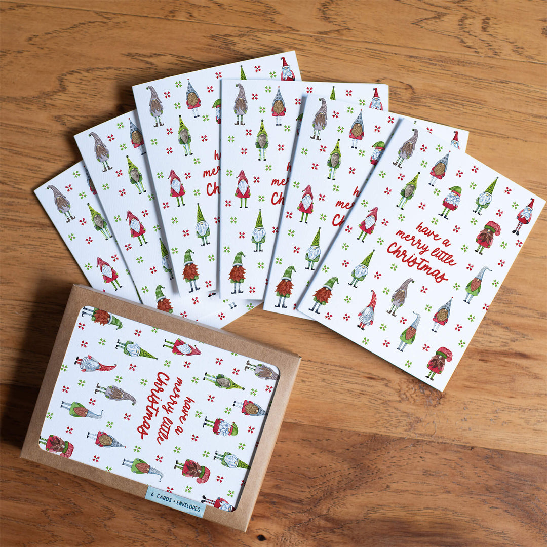 Merry Little Gnomes | Christmas Card