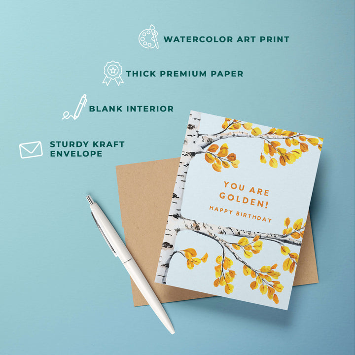 You are Golden | Birthday Card