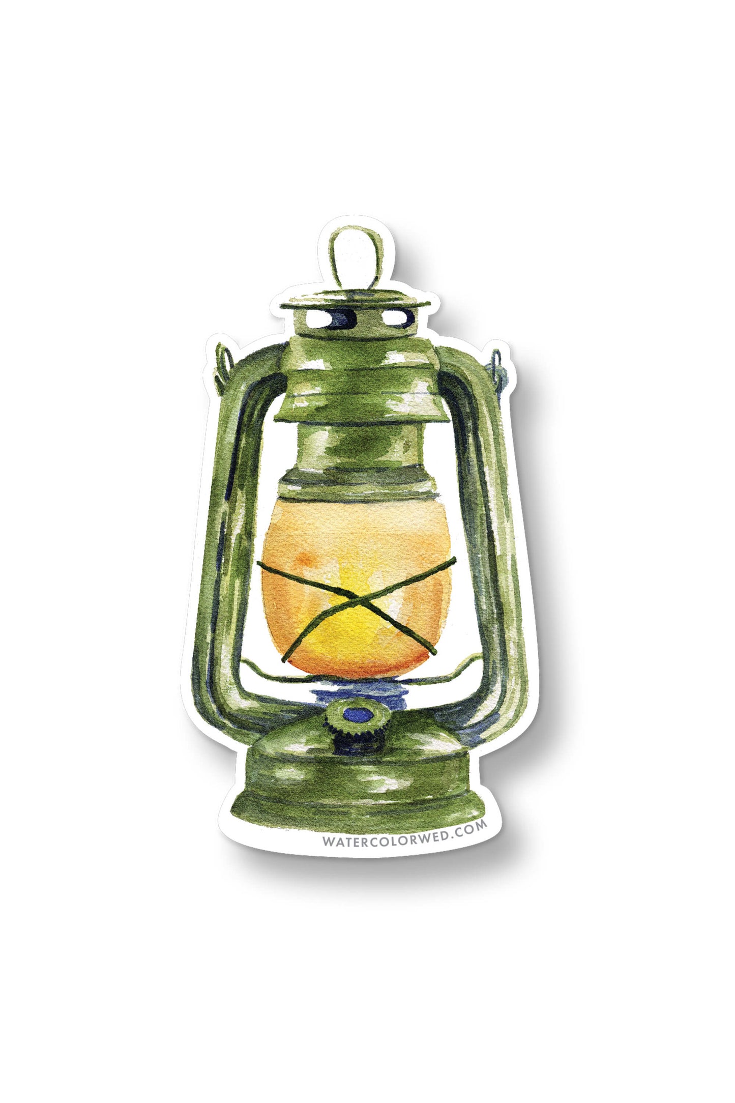 Vintage Lantern Sticker