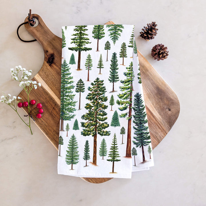Evergreen Trees | Tea Towel