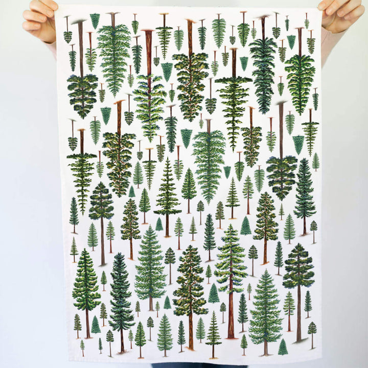 Evergreen Trees | Tea Towel
