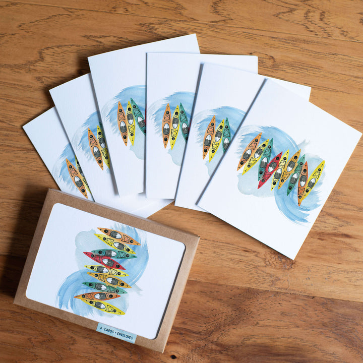 Kayak Adventure | Everyday Greeting Card Set of 6