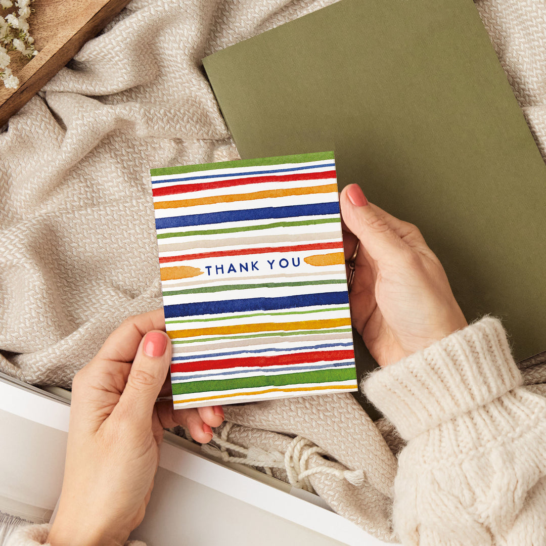Thank You Stripes | Thank You Card