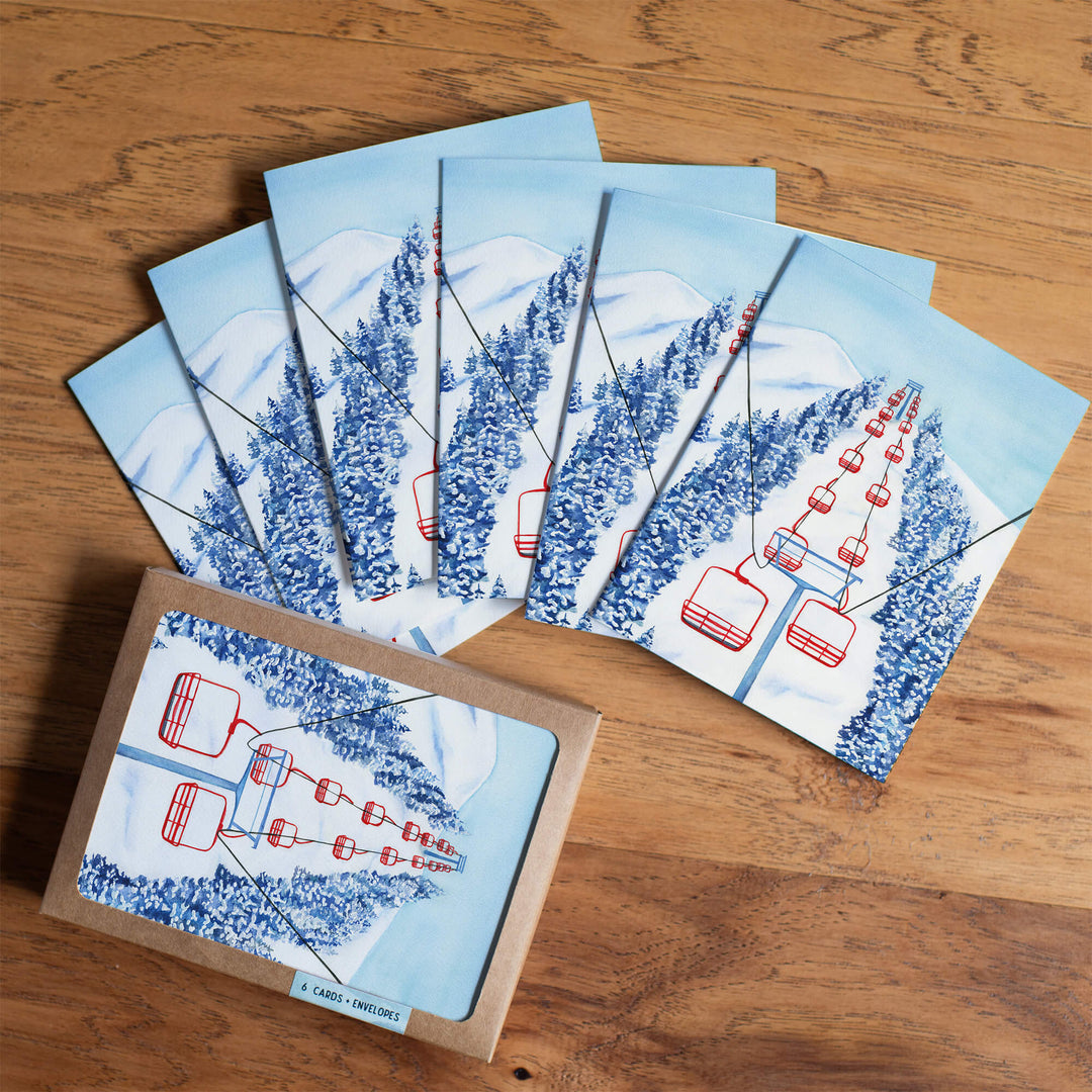 Red Chair Watercolor | Holiday Boxed Set