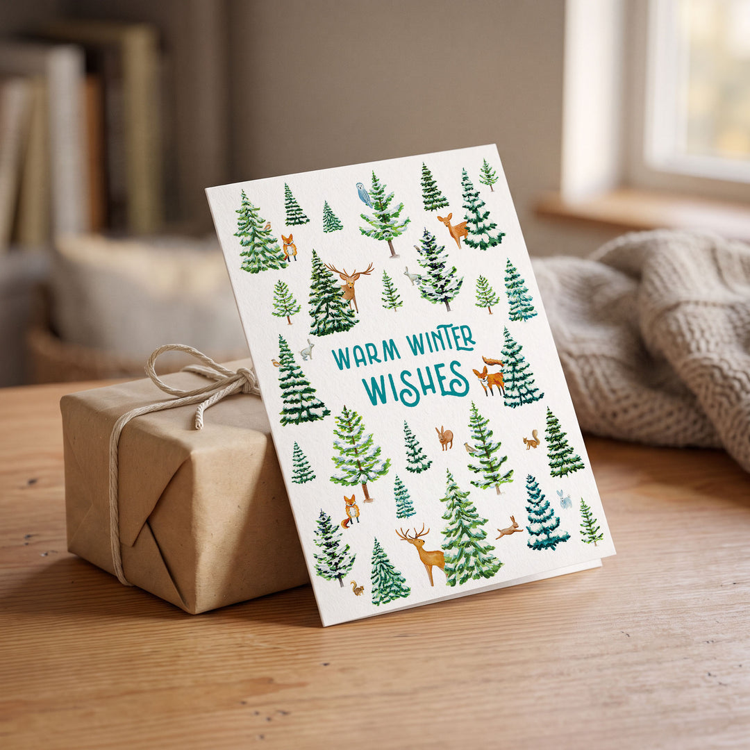 Snowy Woodland | Holiday Greeting Card