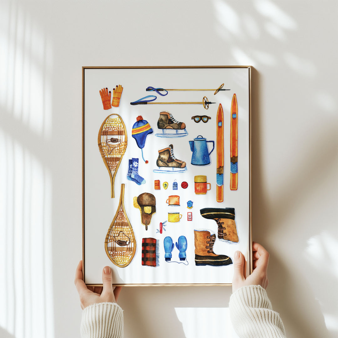 Vintage Skiing Essentials