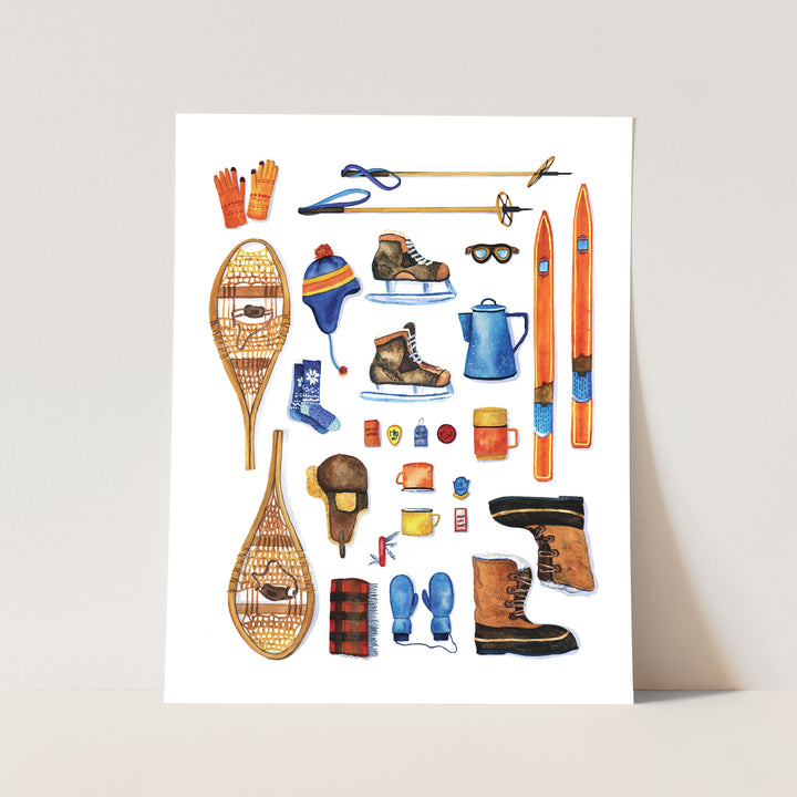 Vintage Skiing Essentials