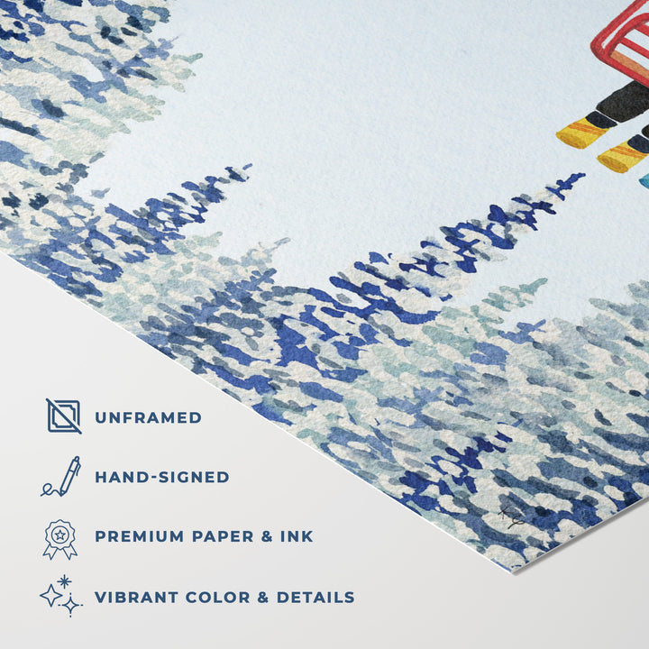 Chairlift Love | Art Print