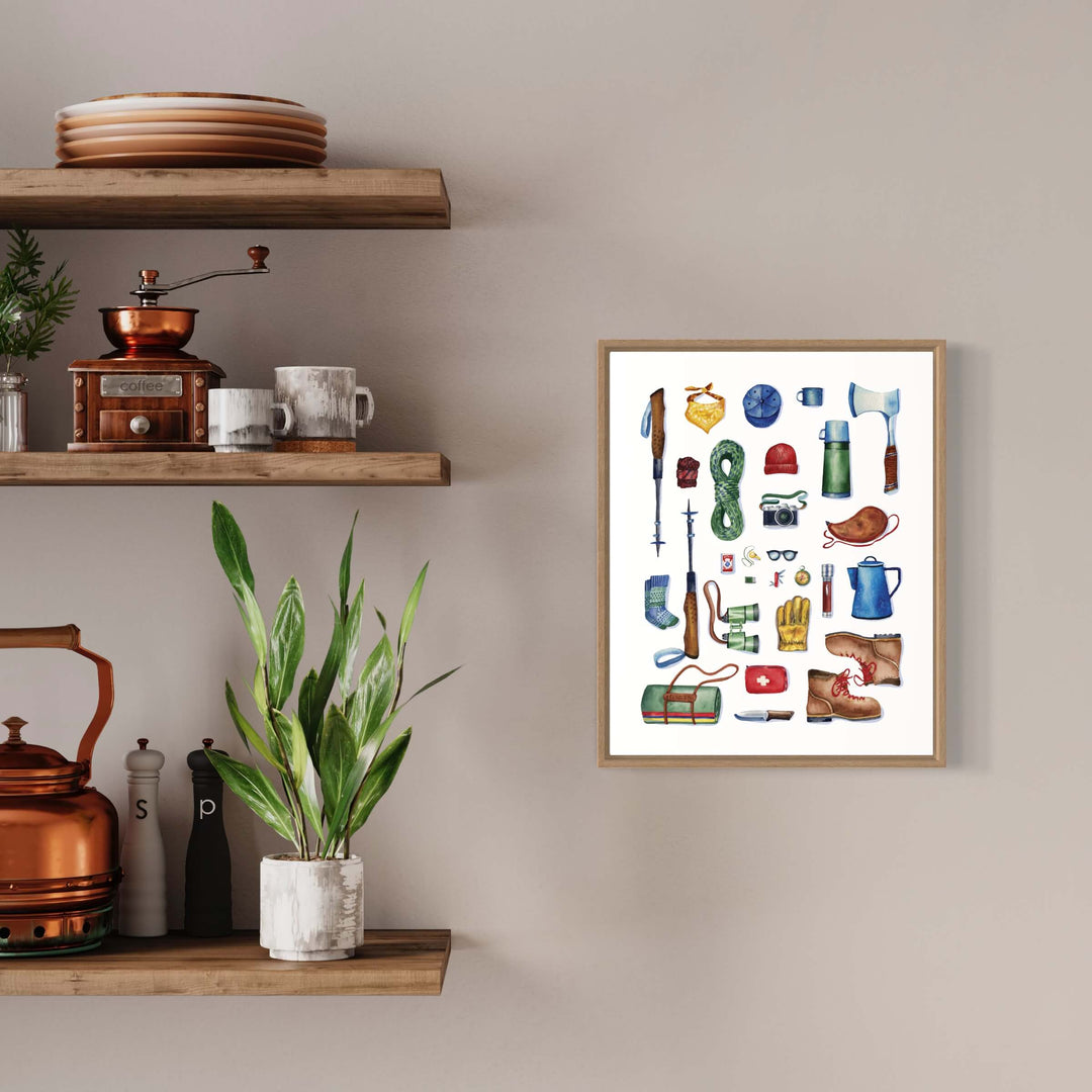 adventure themed kitchen decor