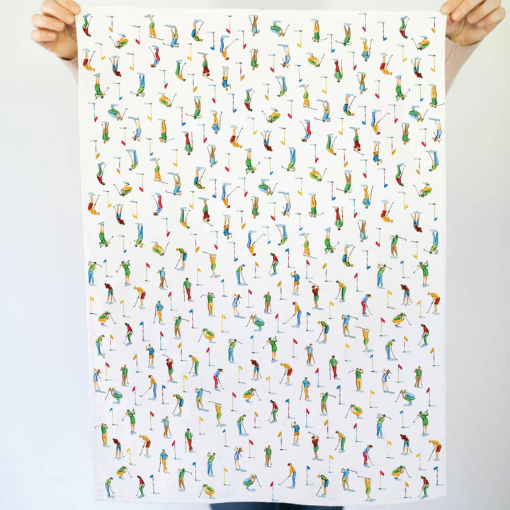 Tee Time Golfer | Tea Towel