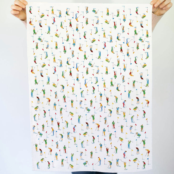 Golfers | Tea Towel