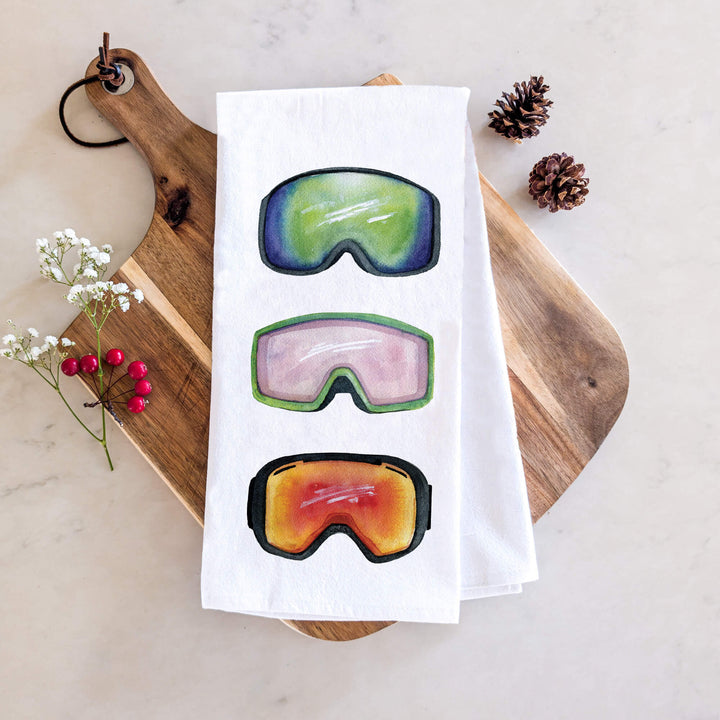 Ski Goggles | Tea Towel