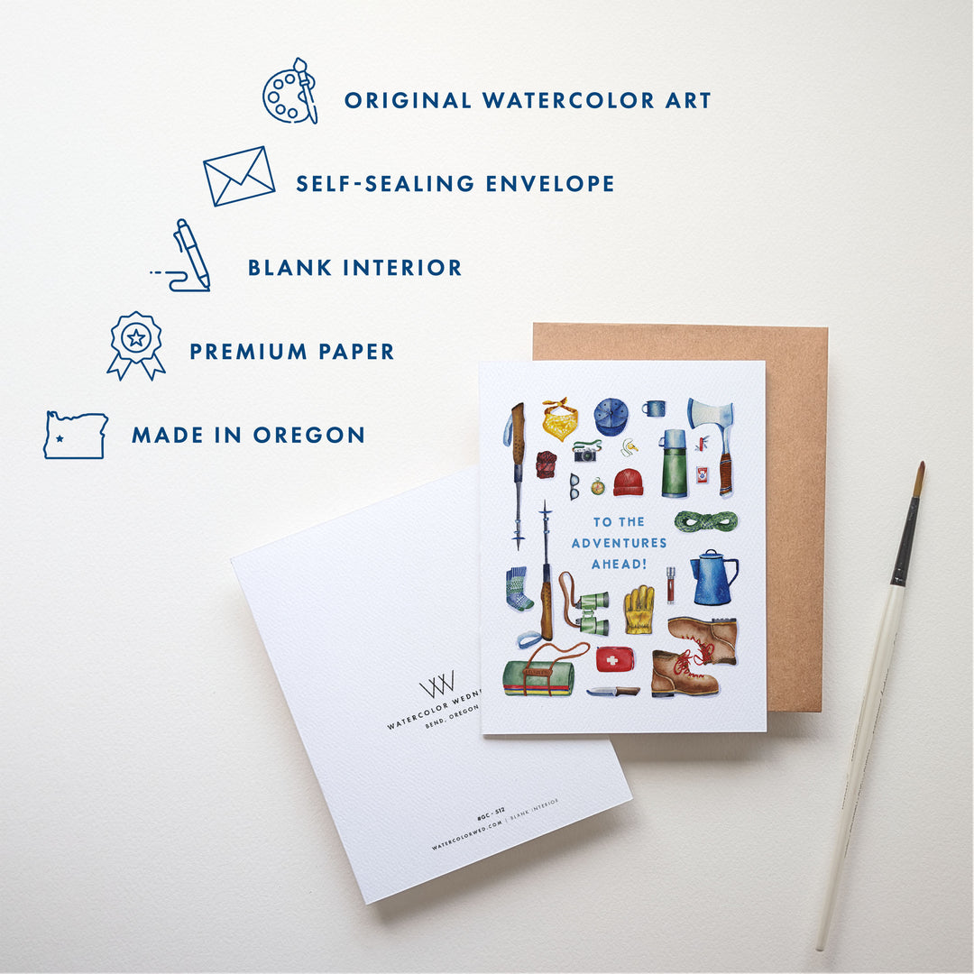 Adventures Ahead | Birthday, Milestone Card