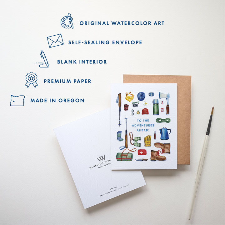 Adventures Ahead | Birthday, Milestone Card