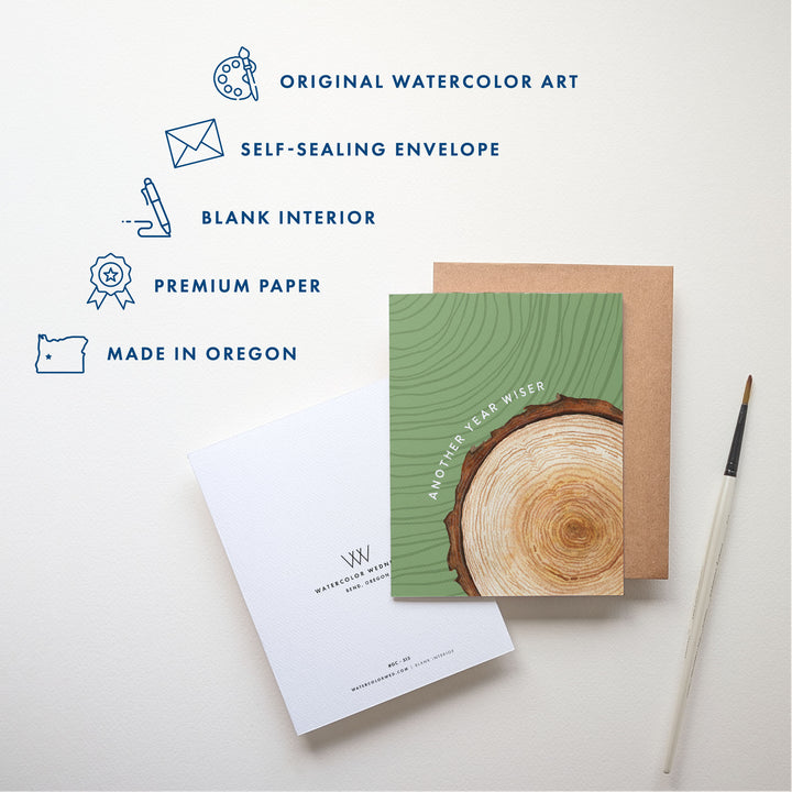 Another Year Wiser | Birthday Card