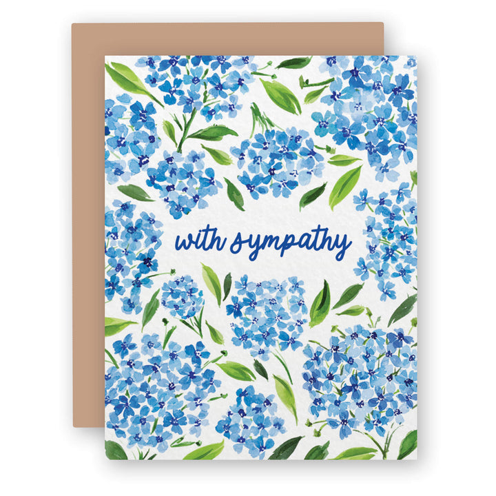 Sympathy Blue Flowers | Loss, Grief and Friendship