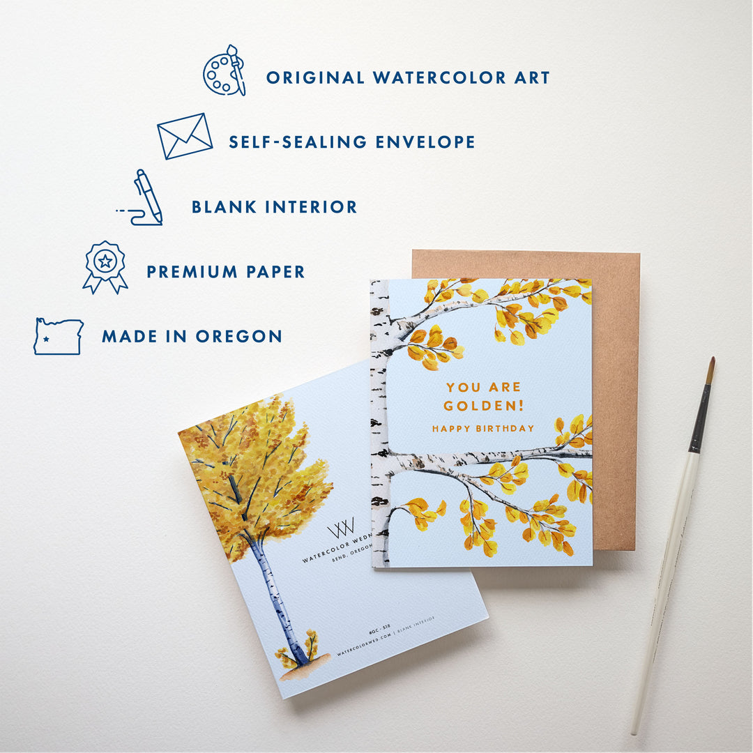 You are Golden | Birthday Card