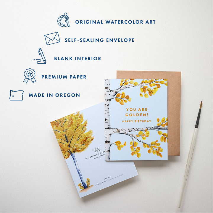 You are Golden | Birthday Card