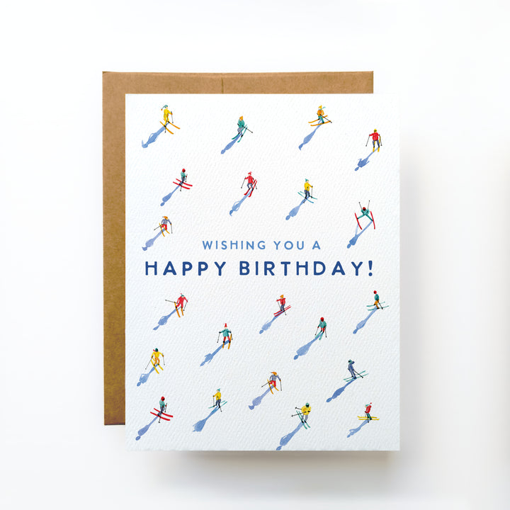 Skiers | Birthday Card