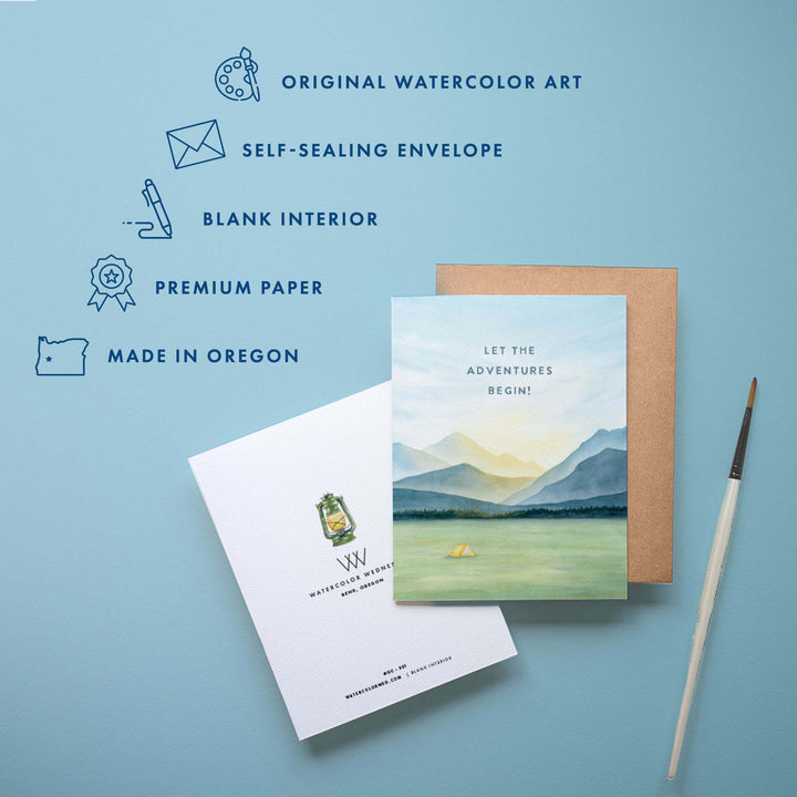 Sunrise Adventures | Birthday, Retirement, Congratulations Card