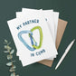 three greeting cards with the words my partner in climb written on them anniversary outdoor couple card