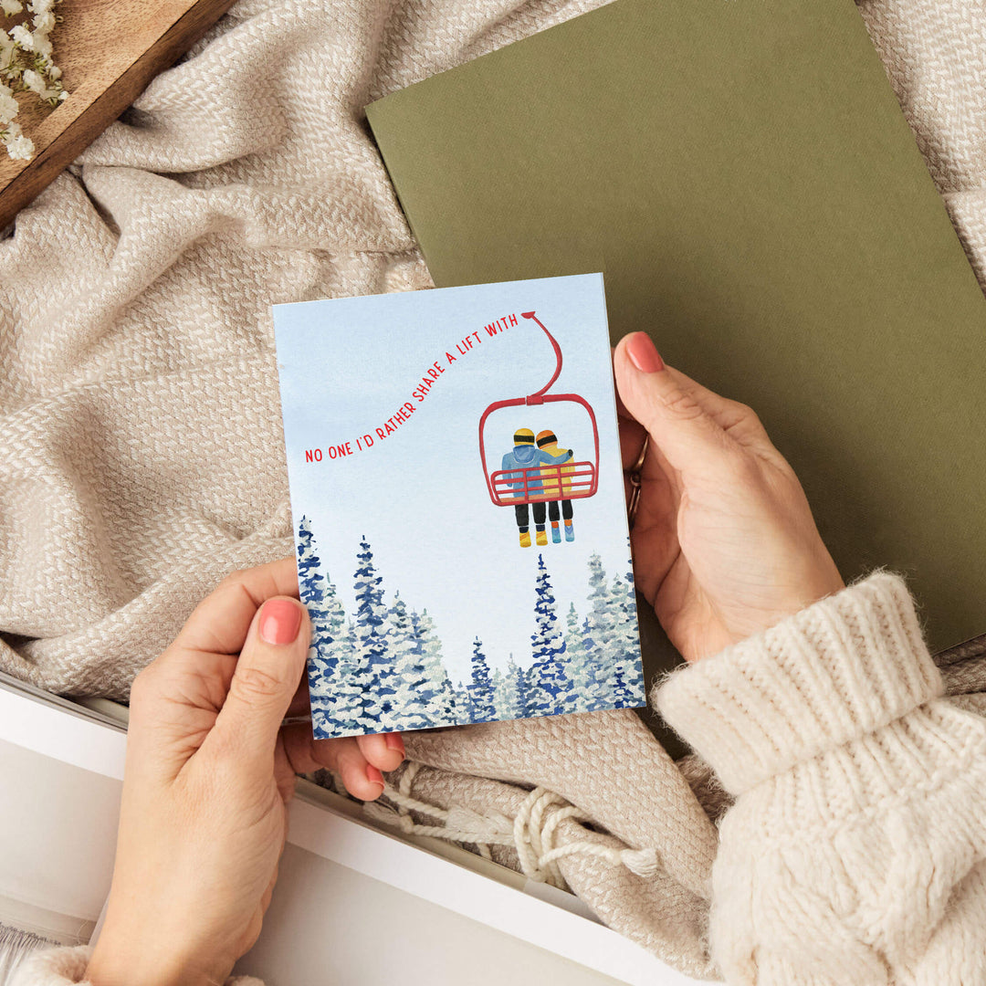Chairlift Love | Greeting Card