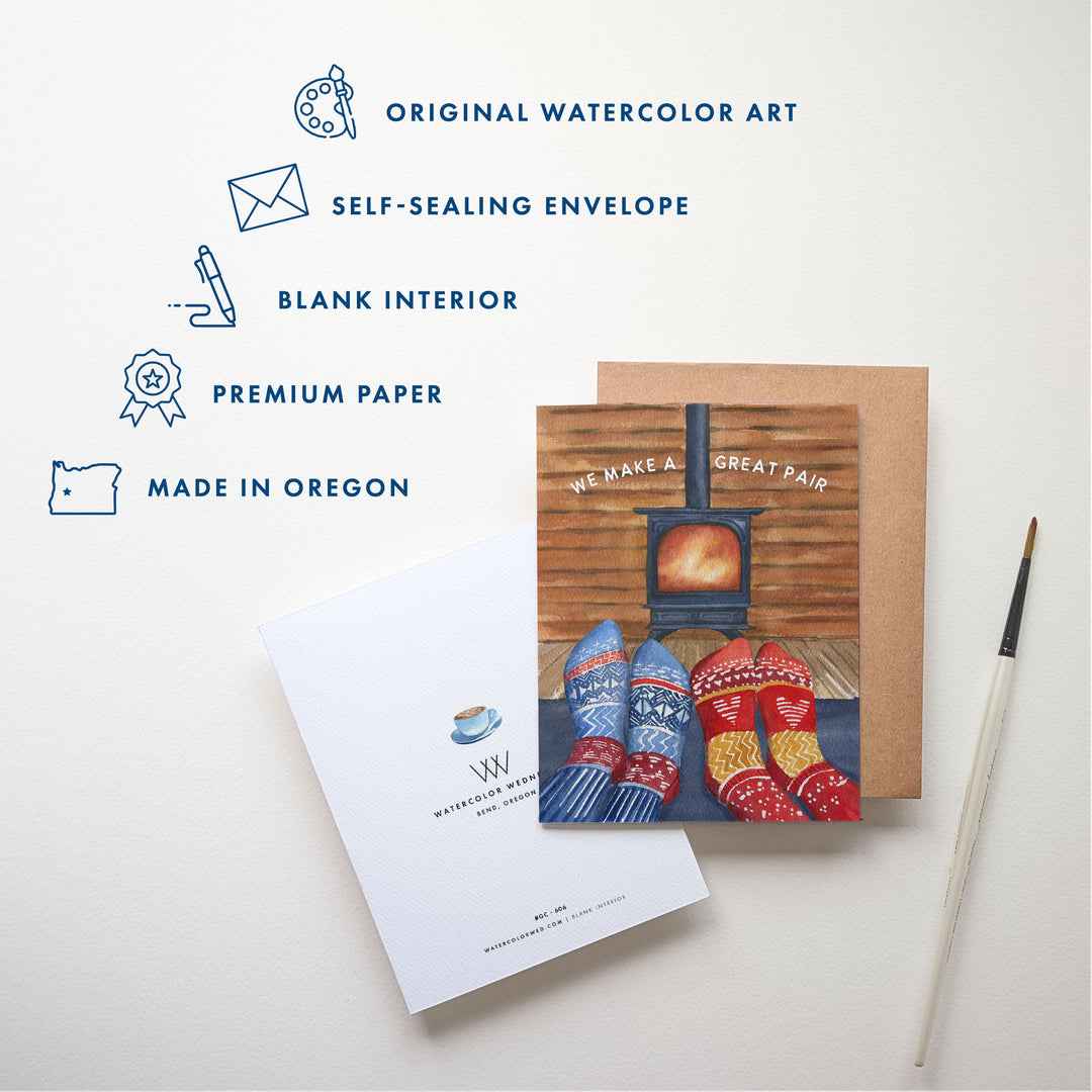We Make a Great Pair | Love Card