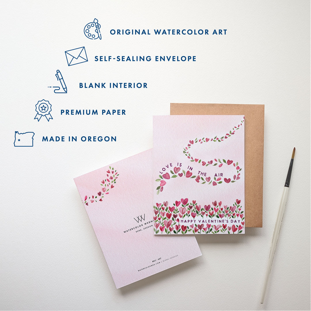 Love is in the Air | Valentine Card