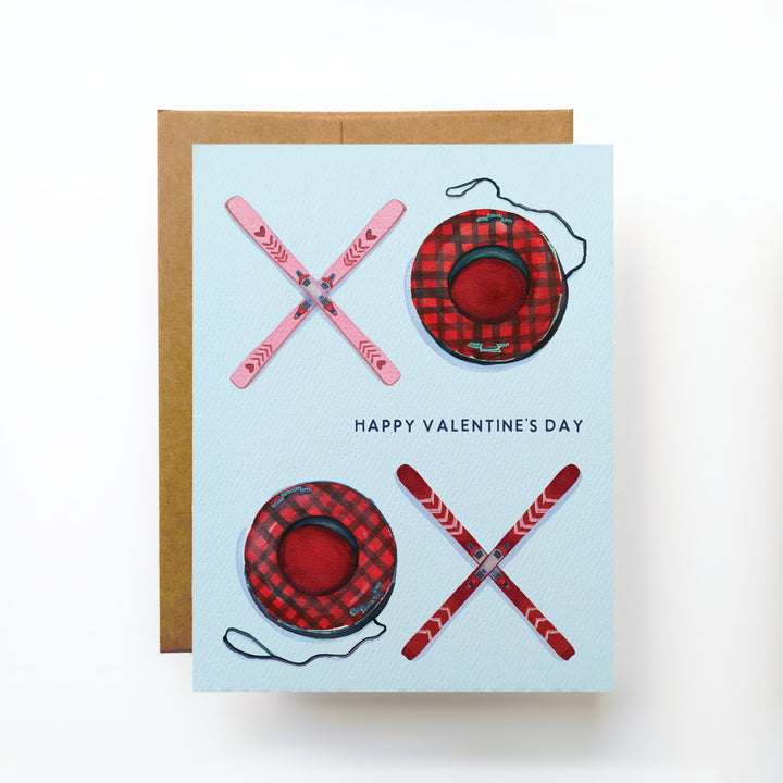 XOXO Snow + Ski | Valentine Card
