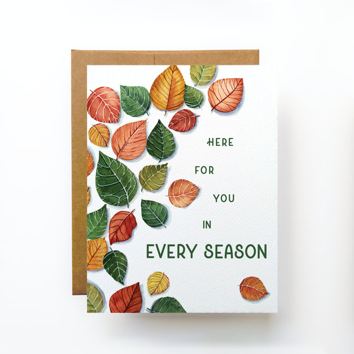 Here for You in Every Season | Sympathy, Friendship Card