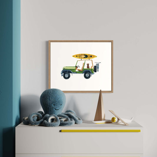 Off-Road Ready | Green Jeep Wrangler
