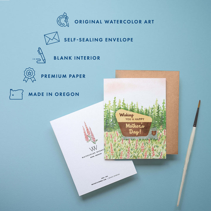 National Park Wildflowers Mother’s Day Card