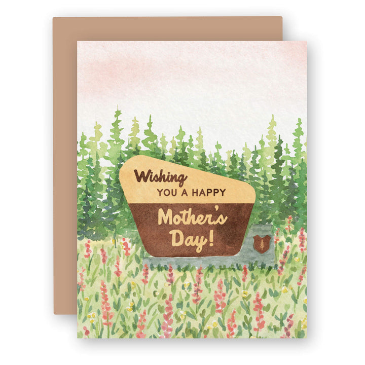 National Park Wildflowers Mother’s Day Card