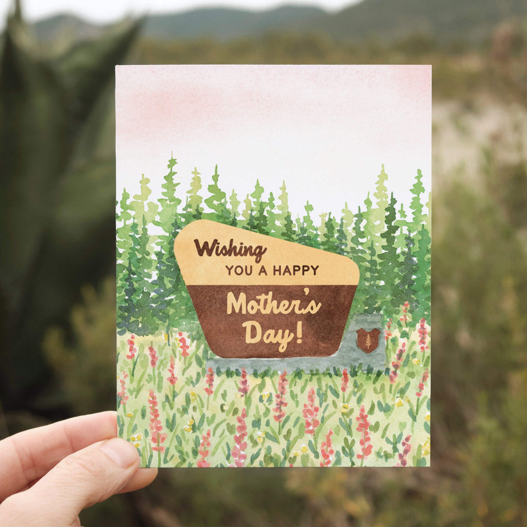 National Park Wildflowers Mother’s Day Card