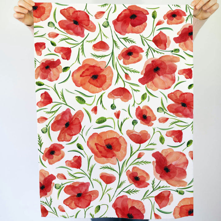 Red Poppy | Tea Towel