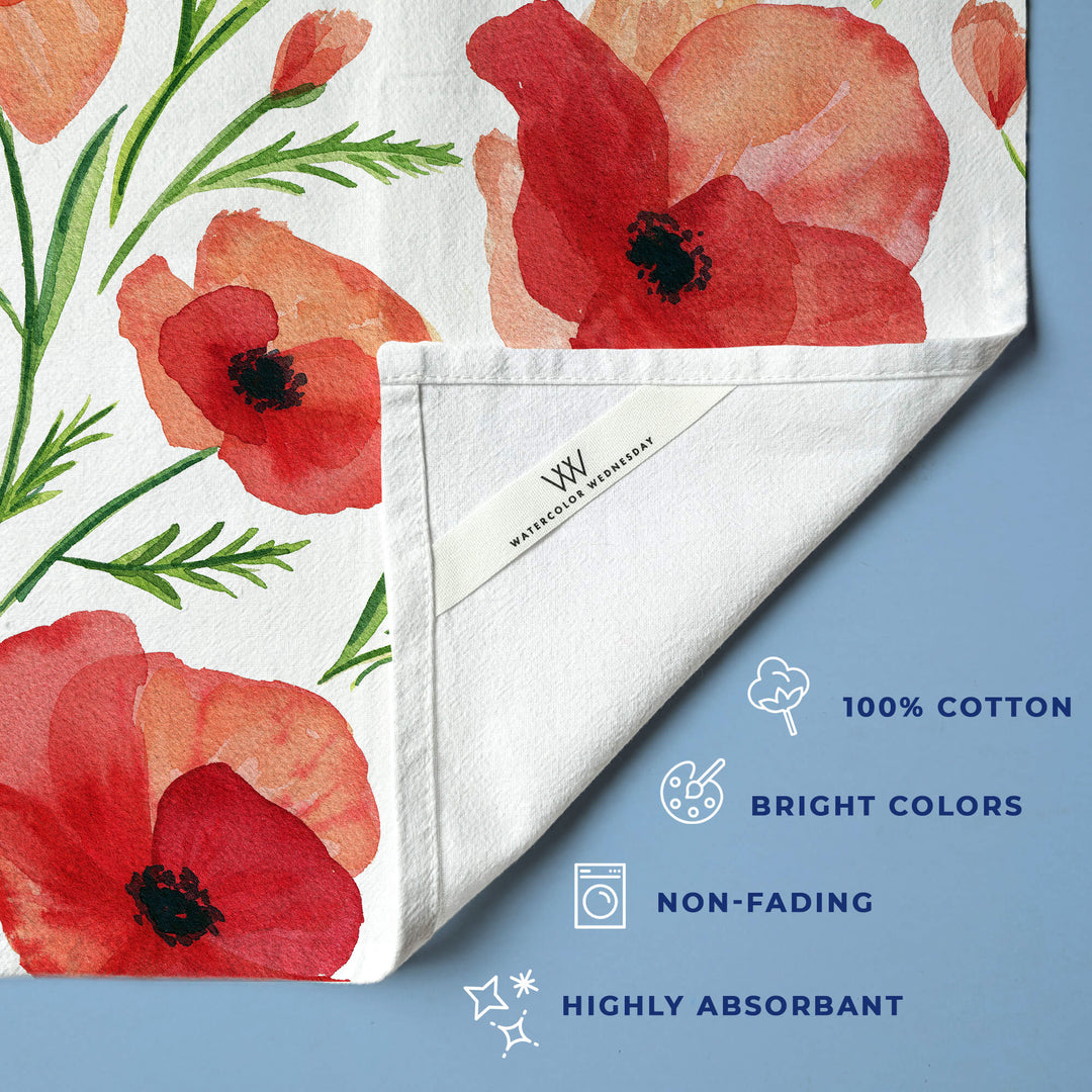 Floral Tea Towel Bundle | Set of 3
