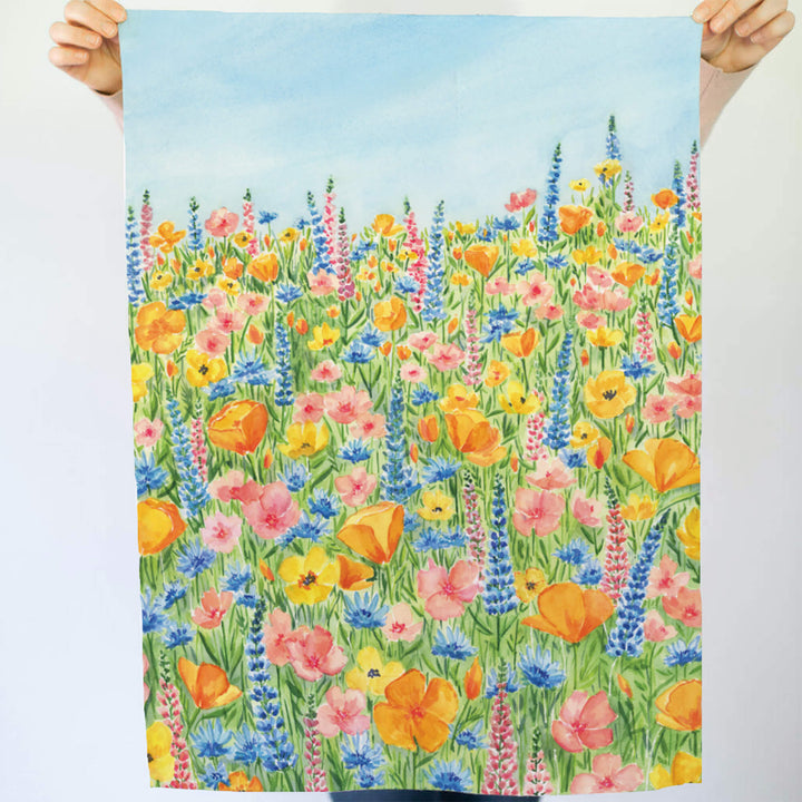 Spring Colors | Wildflower Tea Towel
