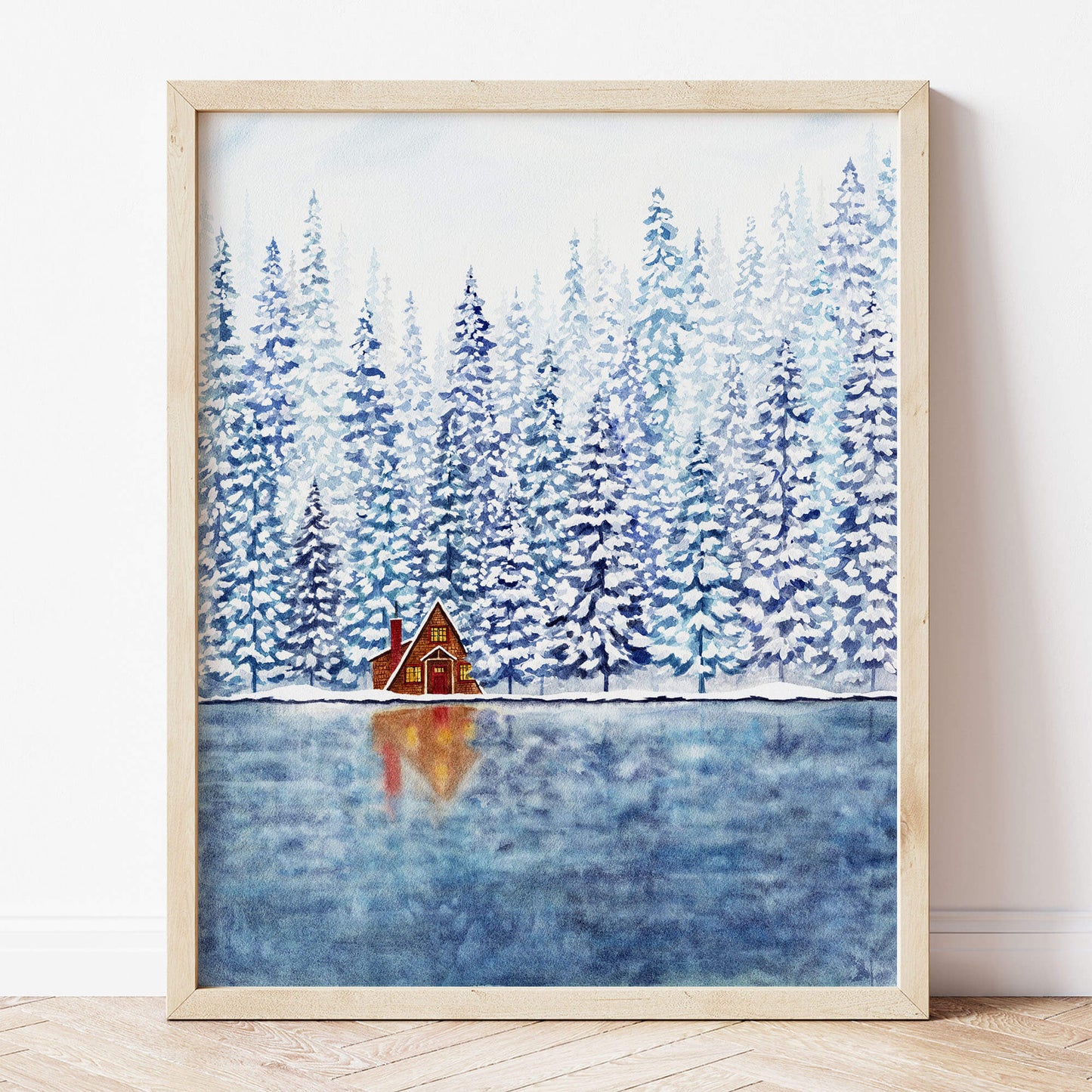 Winter Relections | Watercolor Art Print