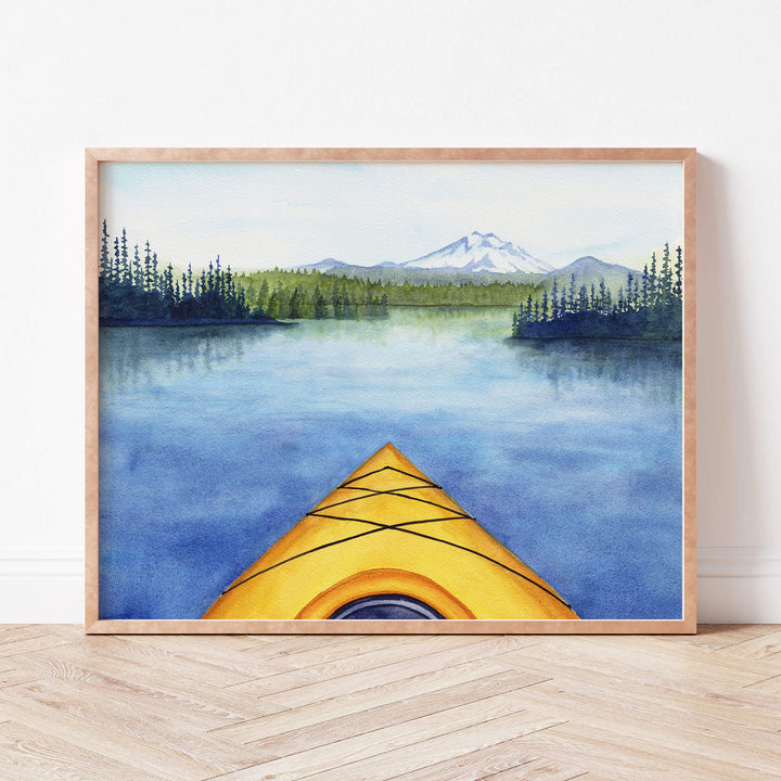 Kayak Escape | Watercolor Art Print