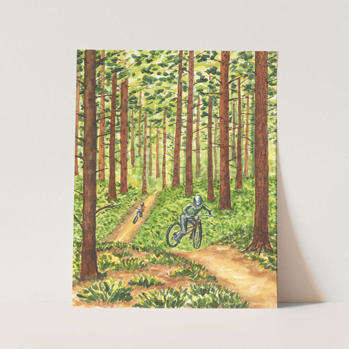 Pedaling Through the Pines