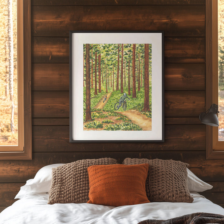 Pedaling Through the Pines