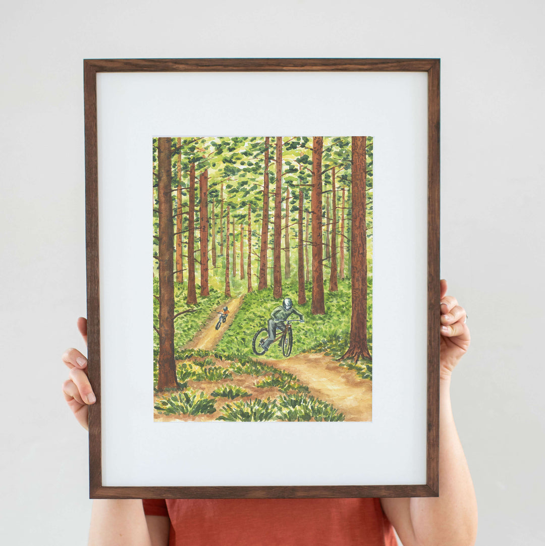 Pedaling Through the Pines