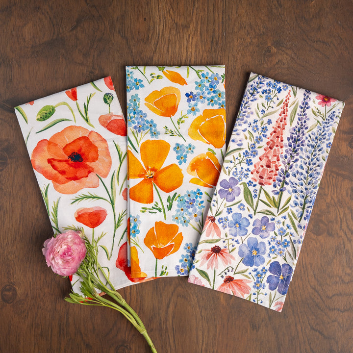 Floral Tea Towel Bundle | Set of 3