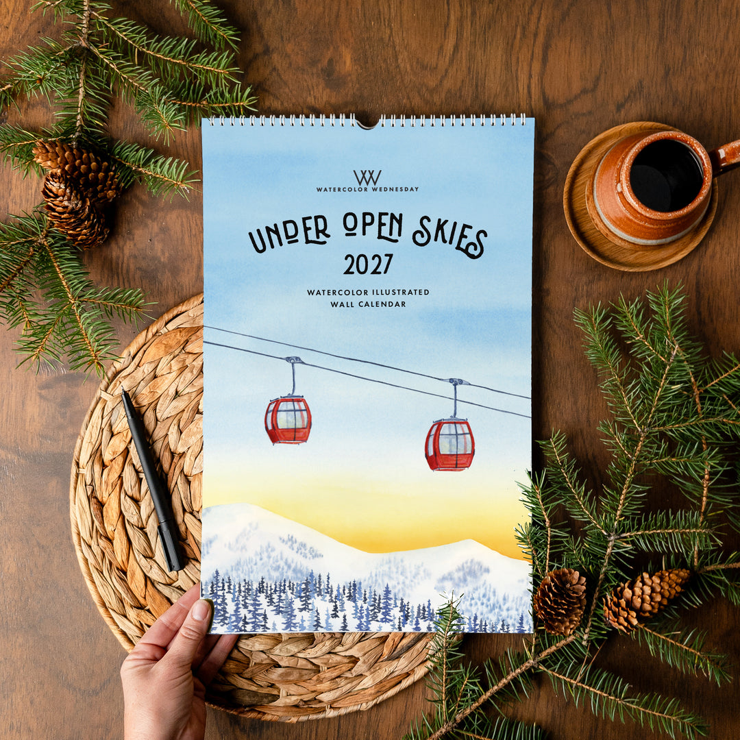 2027 Illustrated Wall Calendar | Under Open Skies