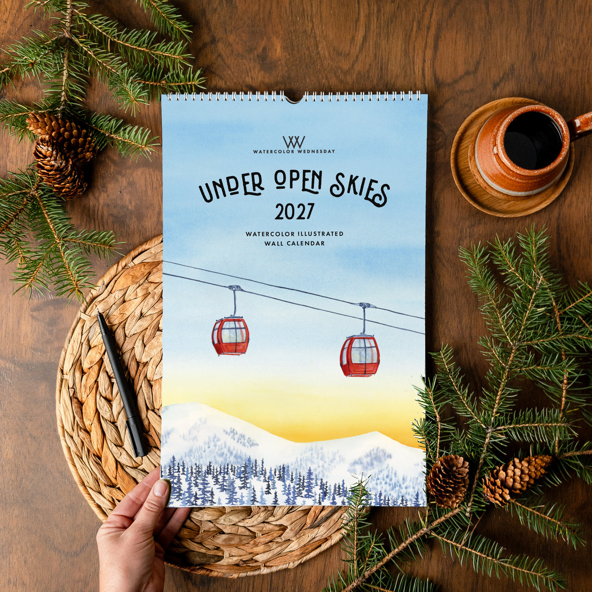 2027 Illustrated Wall Calendar | Under Open Skies