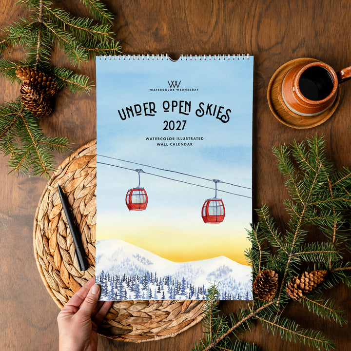 2027 Illustrated Wall Calendar | Under Open Skies