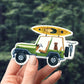 Green Jeep Wrangler Sticker