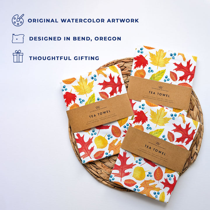 Fall Leaves | Tea Towel